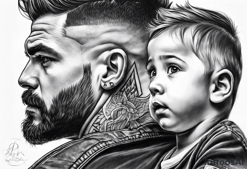 father and son tattoo tattoo idea