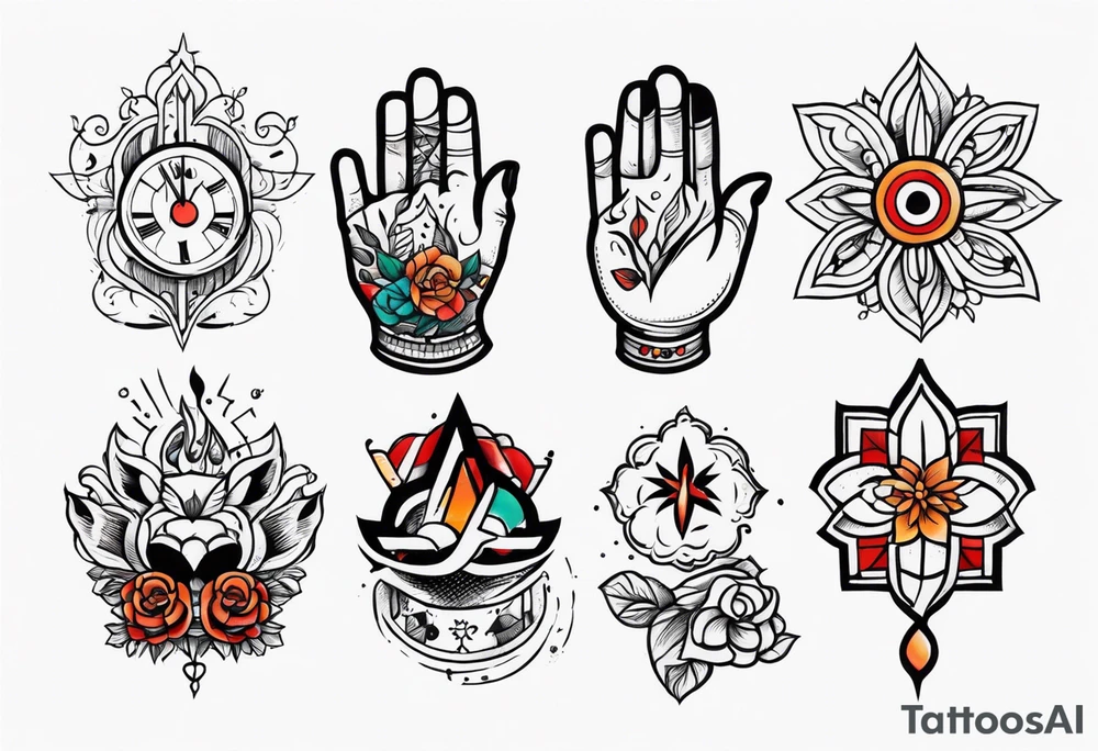 full hand tattoo tattoo idea