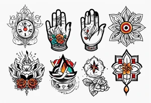full hand tattoo tattoo idea