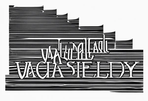 Valhalla  fog stairs tattoo idea