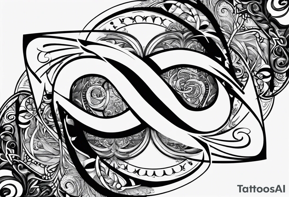 An infinity symbol with Proverbs 10:22 centered underneath. tattoo idea An infinity symbol with Proverbs 10:22 centered underneath. tattoo idea