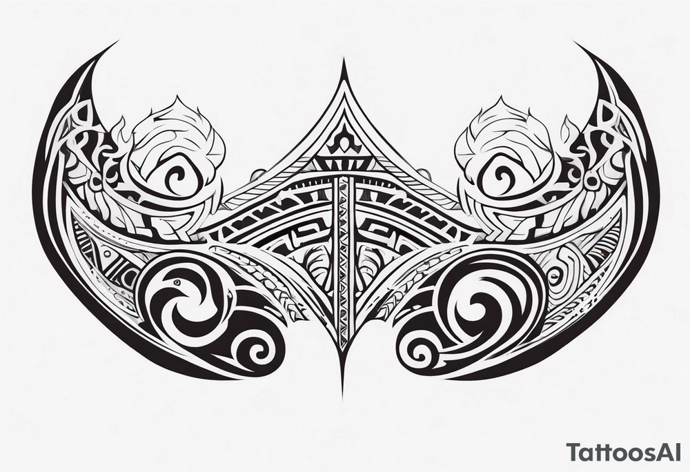 maori tribal  spine tattoo tattoo idea