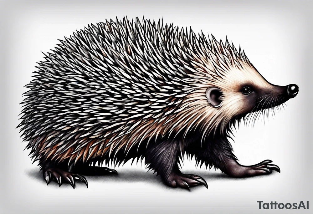 echidna tattoo idea