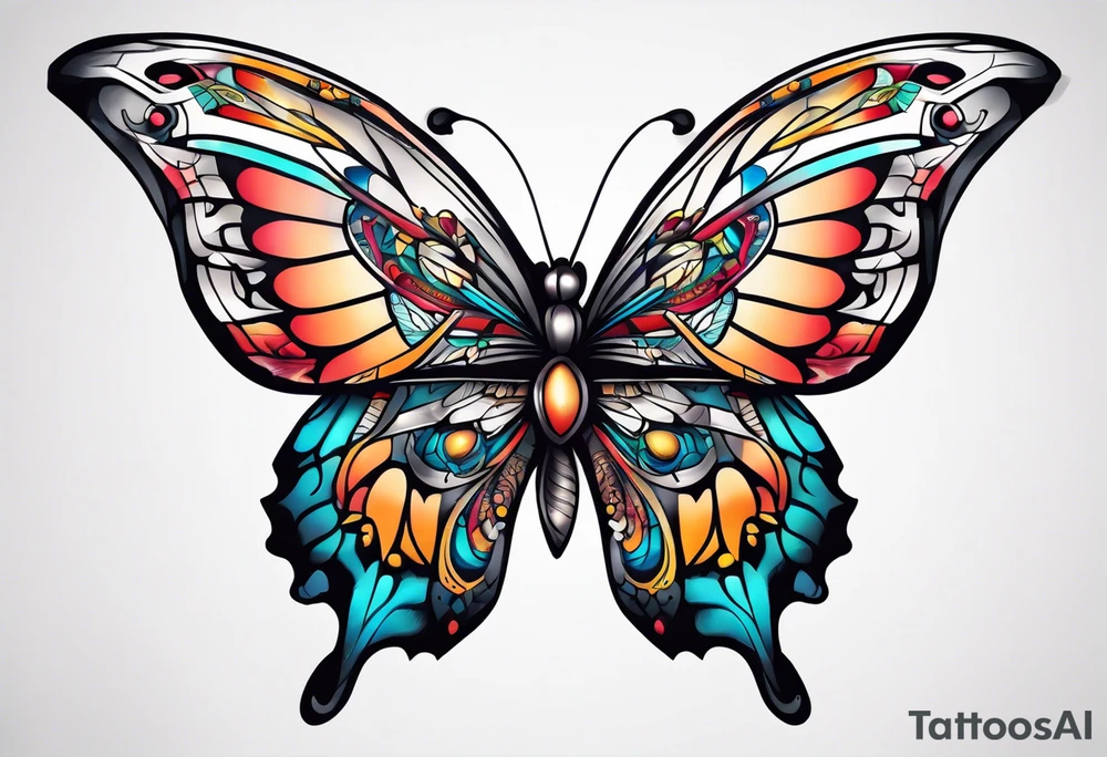 Butterfly tattoo idea