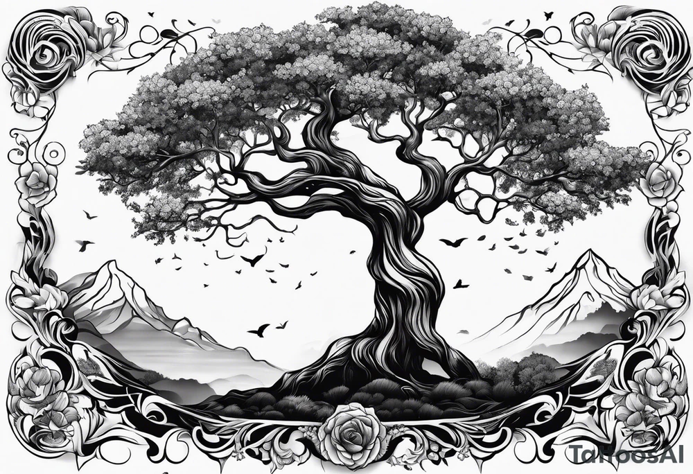tree of life tattoo idea