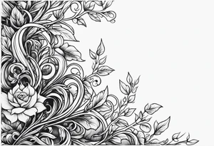 Vines crawling up the arm. tattoo idea