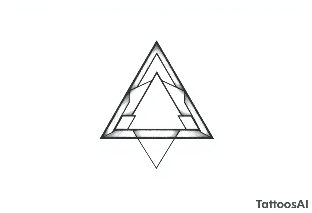 In some cases, a triangle tattoo represents the 3 aspects of the self. This design reminds you to take care of yourself physically, mentally, and spiritually or emotionally. They all need to be balanced for you to be happy and healthy tattoo idea