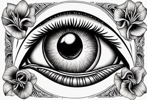 Eye with two irises from the band Tool tattoo idea