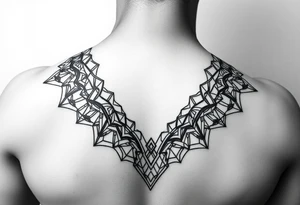 Intricate geometric line tattoos tattoo idea