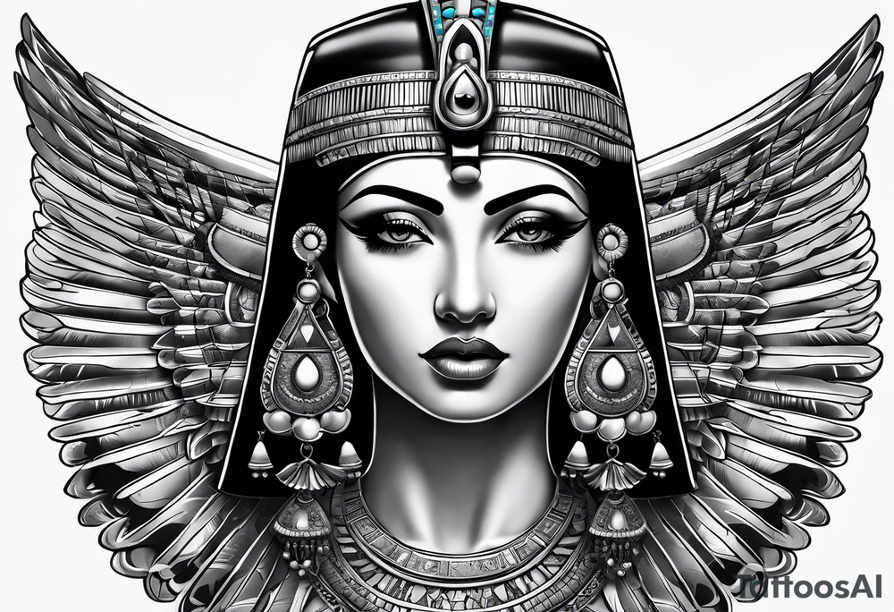 Cleopatra tattoo idea