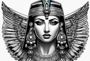 Cleopatra tattoo idea