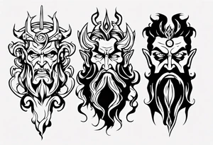greek god Hades tattoo idea