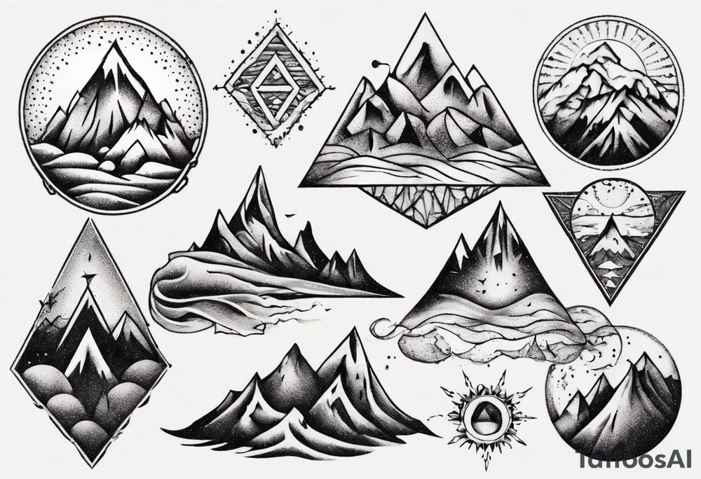 Mountain tattoo idea