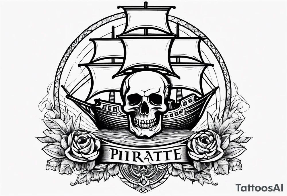 pirate tattoo idea