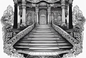 Valhalla stairs tattoo idea