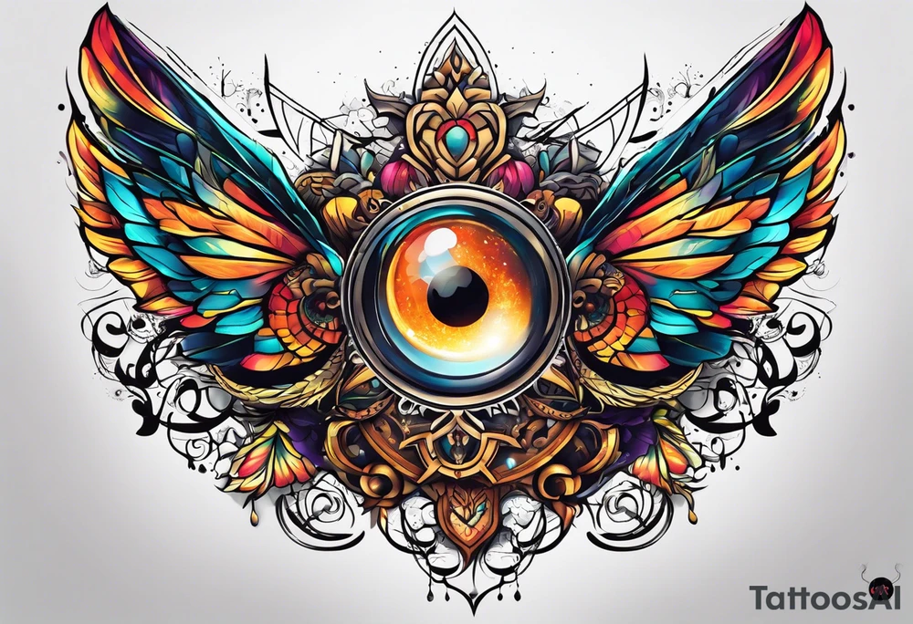 Portal to another world tattoo idea