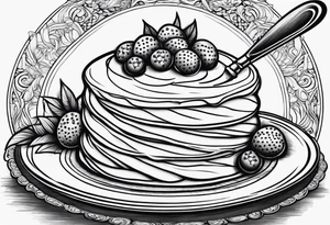 whisk, Cream, Knife, cakes resembles pastry chef tattoo idea