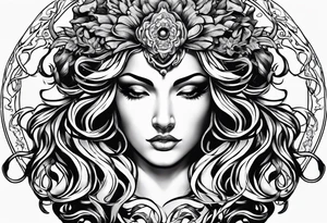 Medusa head tattoo idea
