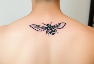 Ladybug flying tattoo idea