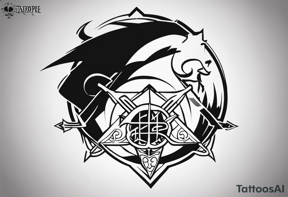 design me a tatoo for my fore arm inculde anime elements of one piece zoro  and vinland saga include gaming elements of old school games of rockstar games max payne and tekken include metal band and rock elements like nirvana mattlica ac dc deep purple pinkfloyd tattoo idea