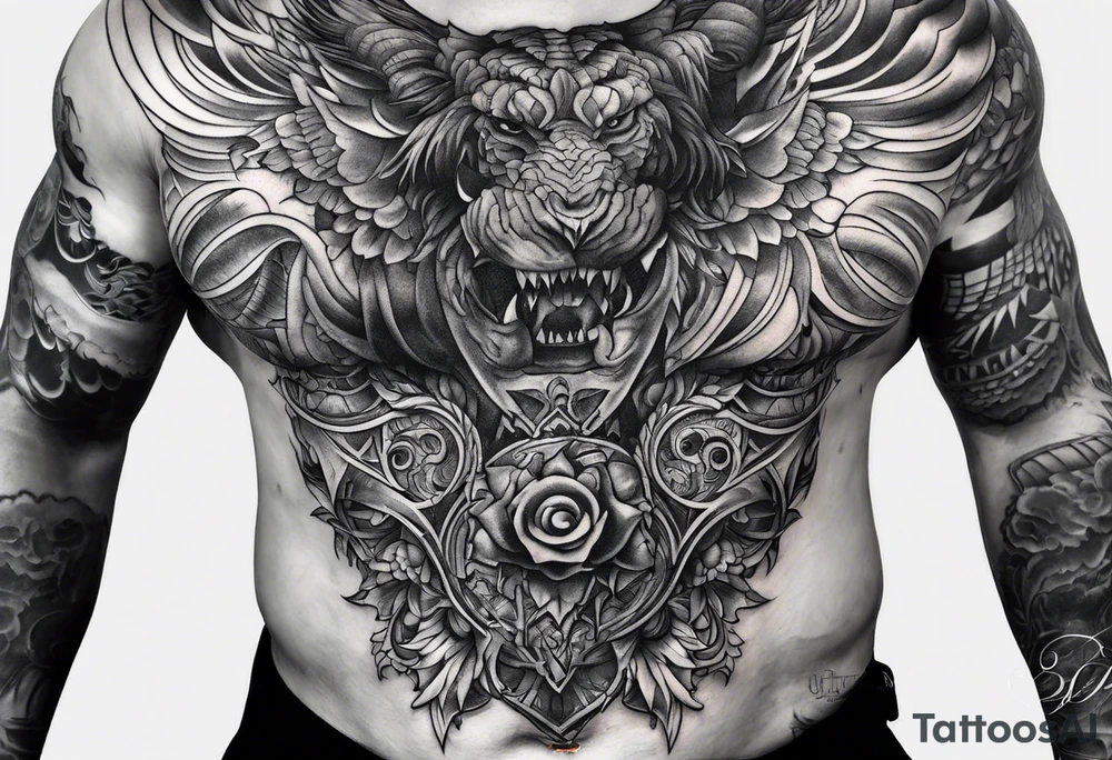 Monster tattoo idea