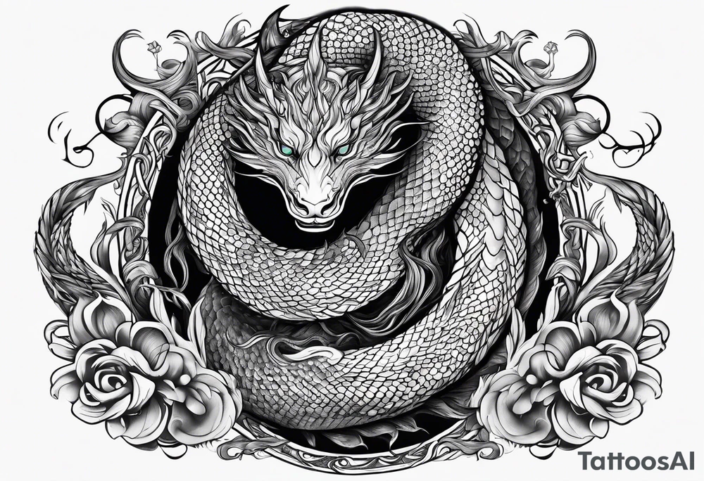 jörmungandr tattoo idea