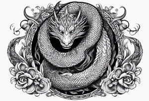 jörmungandr tattoo idea