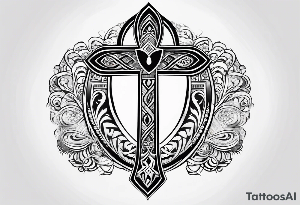 ankh, maori tattoo idea