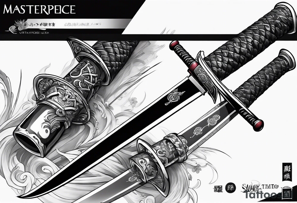 Samurai sword's tattoo idea