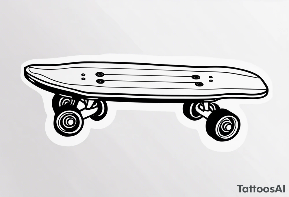 Something with a skateboard tattoo idea