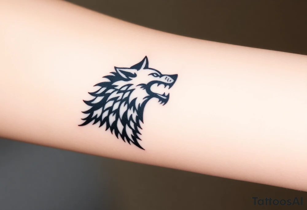 Wolf tattoo idea