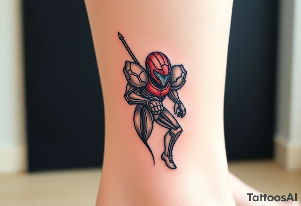Samus Metroid pixel tattoo idea