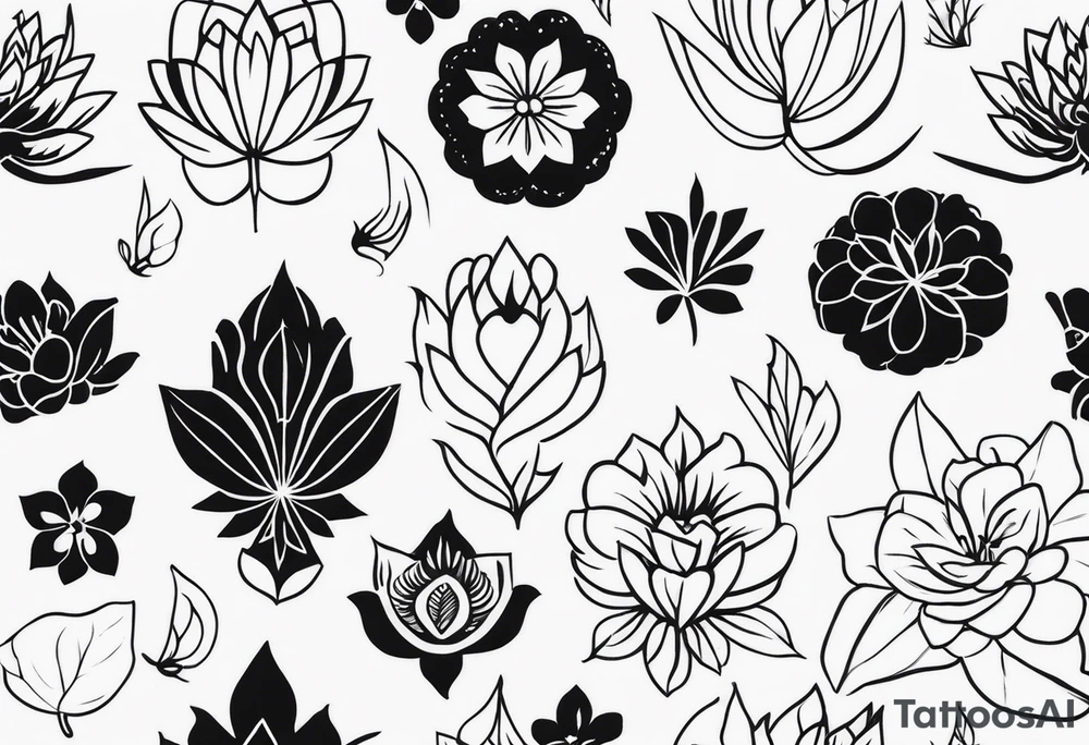 Genera un tatuaje que 
representa la persistencia tattoo idea