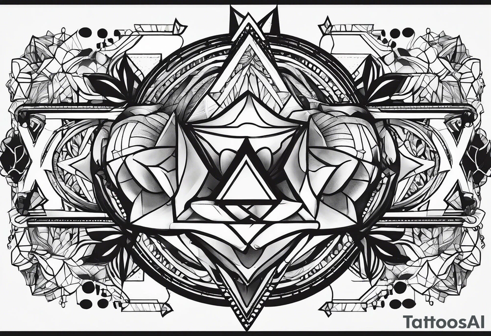 Geometric tattoo idea