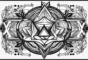 Geometric tattoo idea