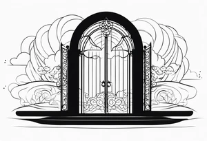 heaven gate vector tattoo idea