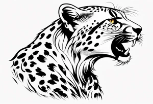 cheetah tattoo idea