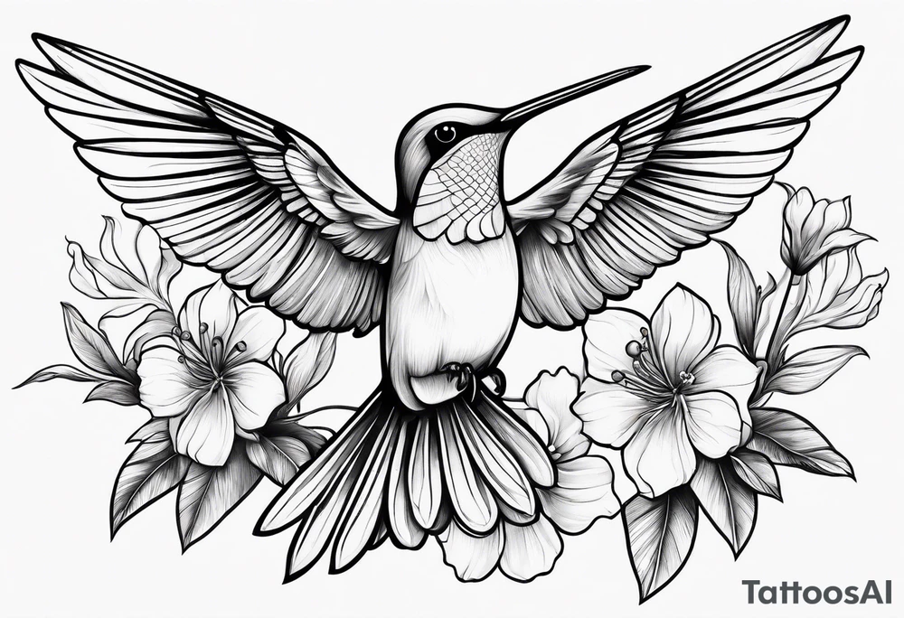 colibri bird
flowers
fine line
gentle
thin lines tattoo idea