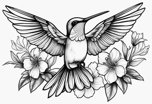 colibri bird
flowers
fine line
gentle
thin lines tattoo idea