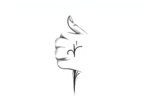 anime simple hand tattoo tattoo idea