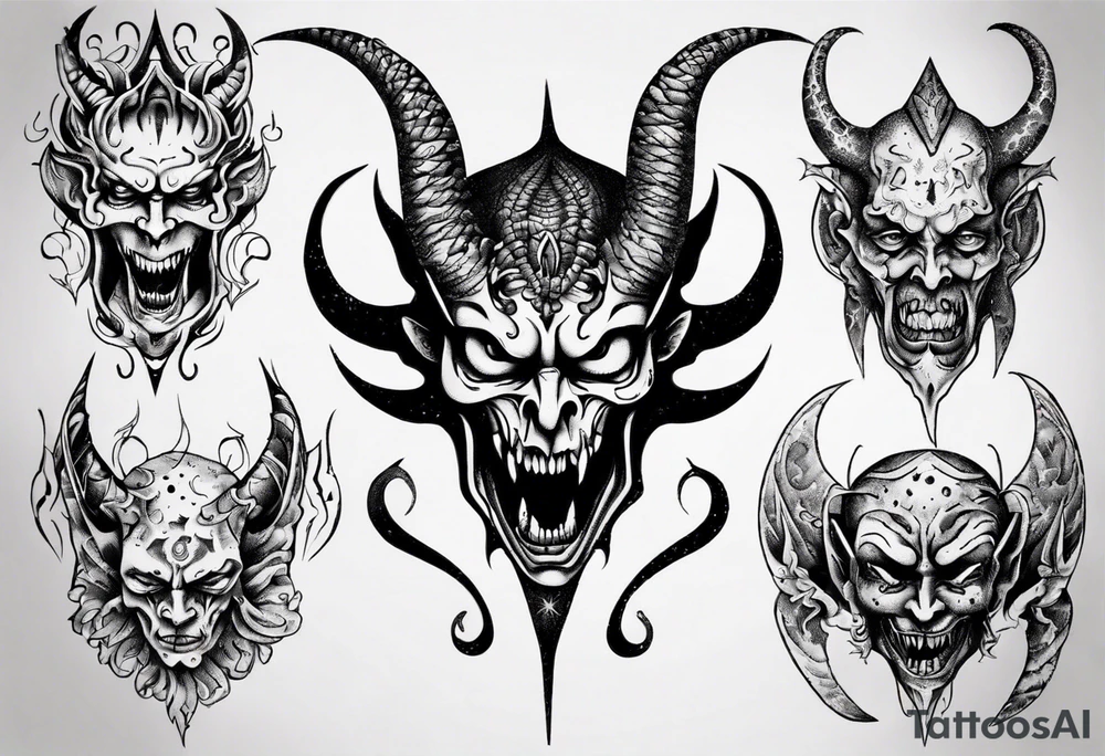demons tattoo idea