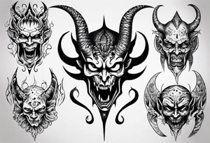 demons tattoo idea