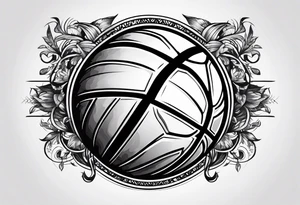basketball tattoo idea