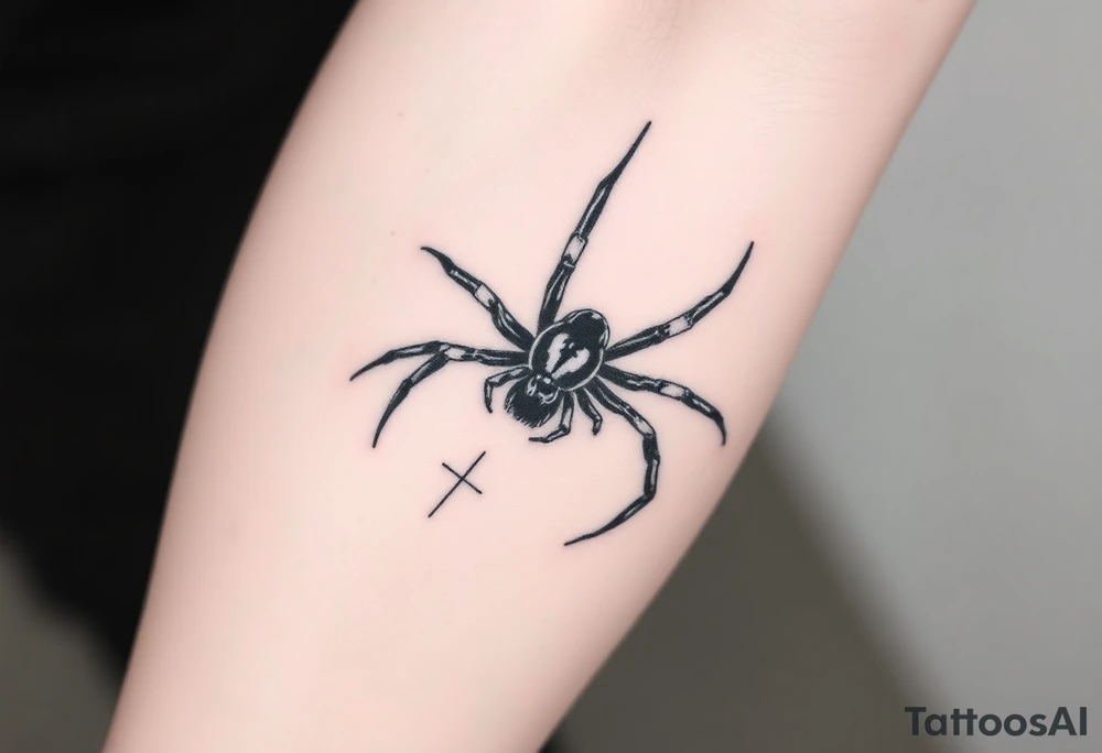 Spider tattoo idea