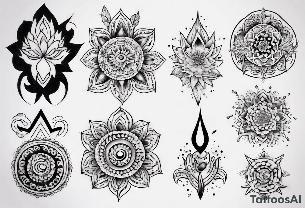 Name Neha tattoo idea