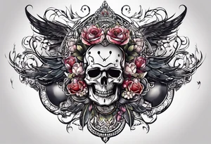 stitching together a wound tattoo idea