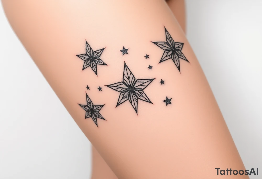 Stars tattoo idea