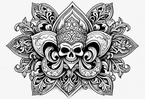 Fleur de lys celtique tattoo idea