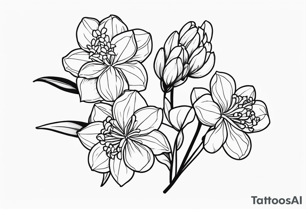 Syringa hyacinthiflora tattoo idea