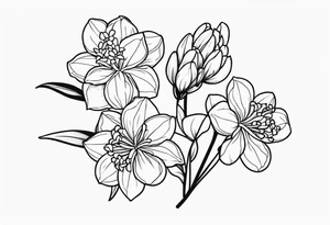 Syringa hyacinthiflora tattoo idea